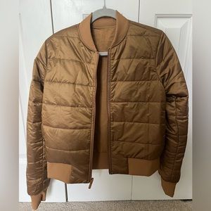 Lululemon nonstop bomber jacket (reversible)